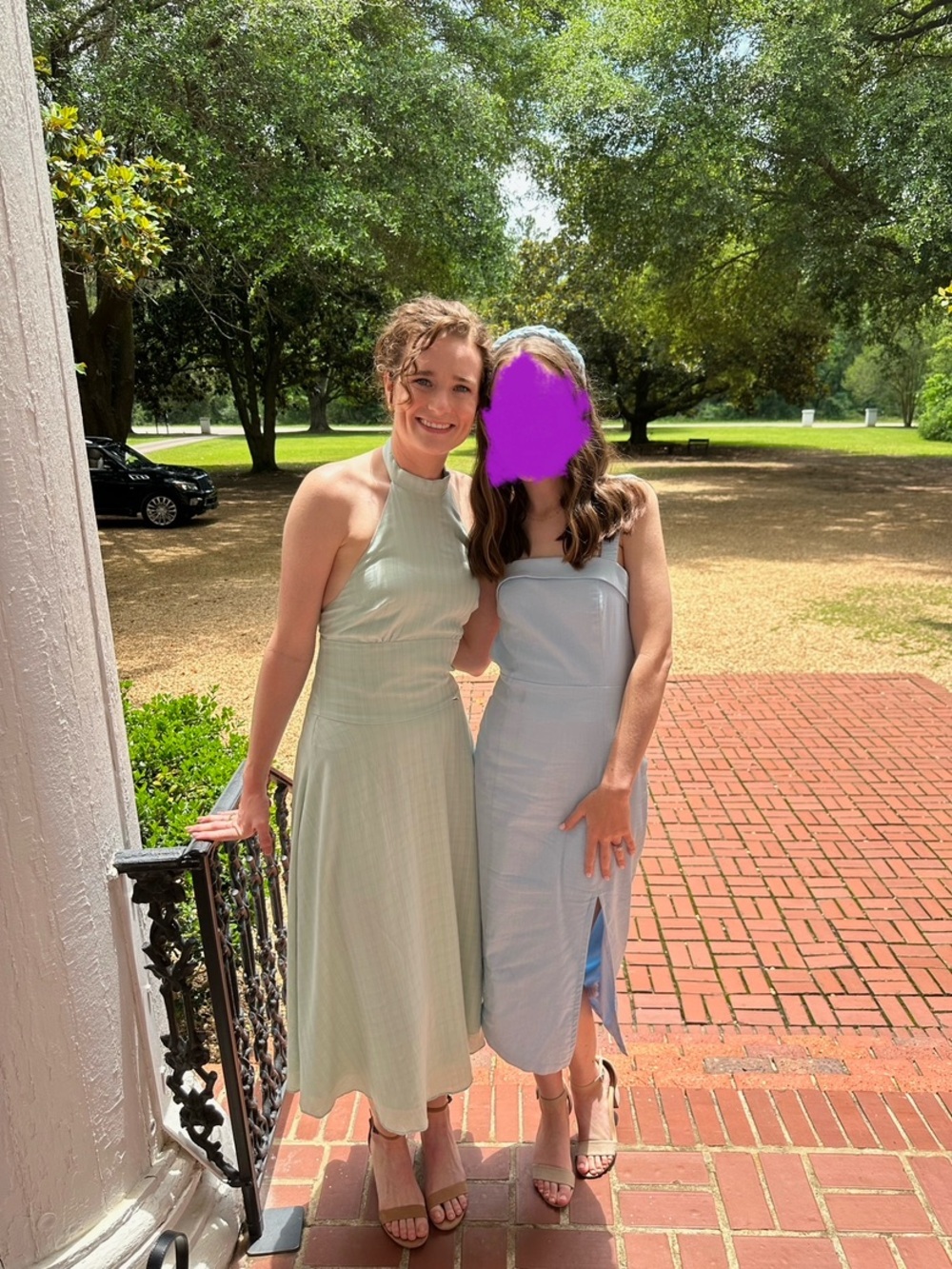 Lulu's Sage Green Halter Midi Dress